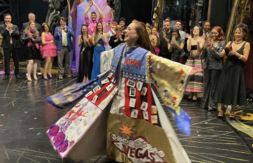 Kaleigh Cronin in the Legacy Robe.